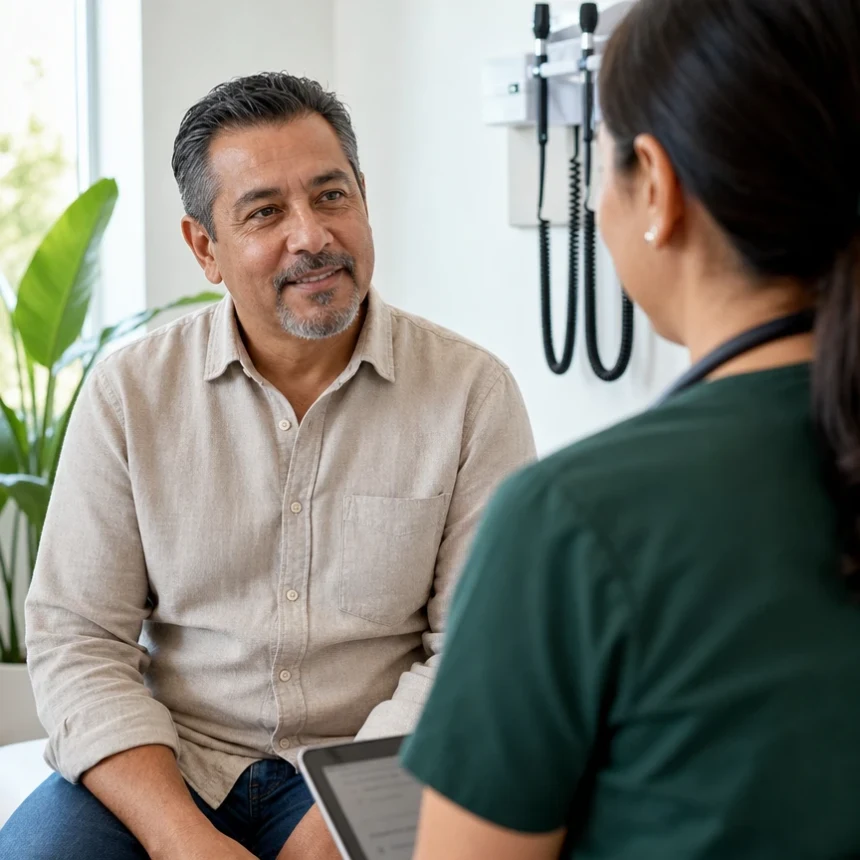 Hero portrait 4 — paciente adulto — Leal Medical Center
