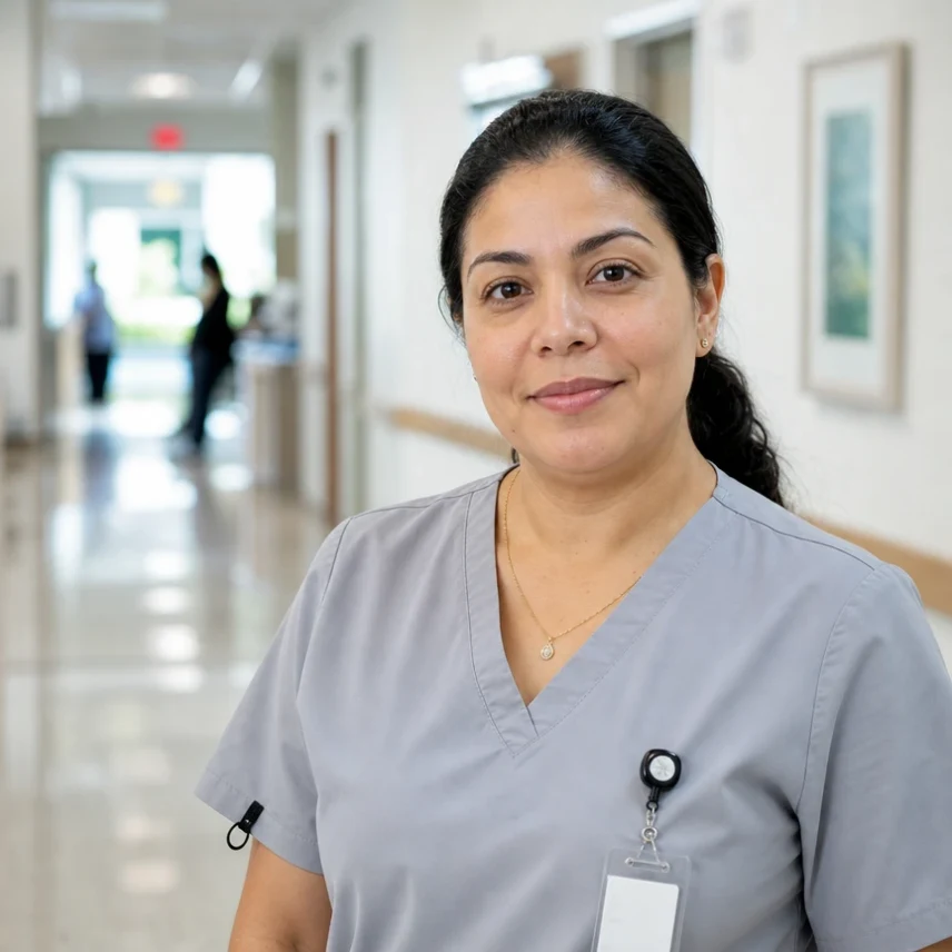 Hero portrait 2 — enfermera — Leal Medical Center